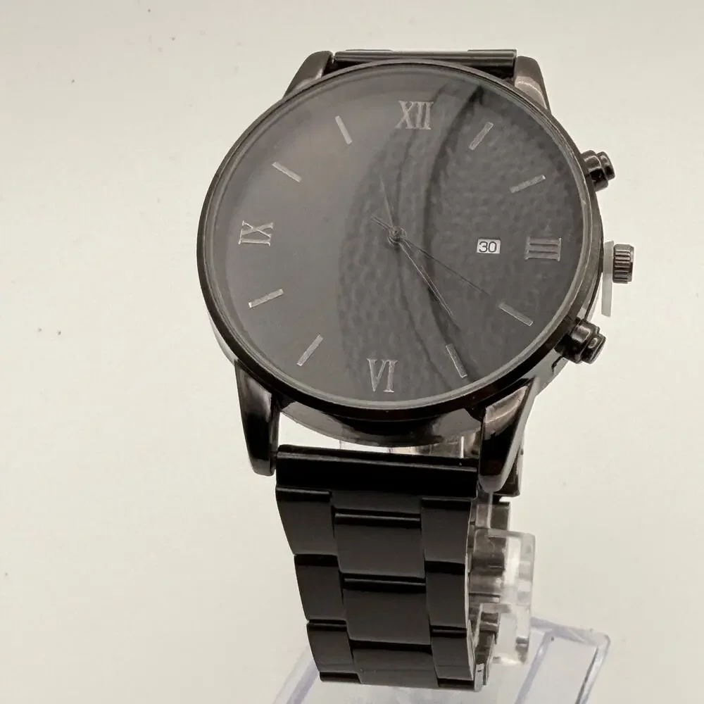 Stylish Black Tone Watch with Date - Perfect for a 7.5